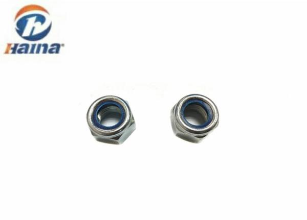 DIN 985 Carbon steel Zinc Hex Nylon Insert Lock Nuts For Locking Connector