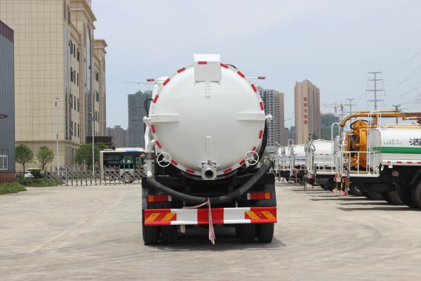 Waste Management Sanitation Cleaning Truck Diesel City Sewage Suction Truck