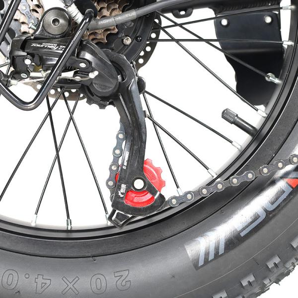 20Aluminum Alloy Folding Fat Frame 7 Speed Fat Tire Electric Bicycle Fat Ebike Electric City Bike
