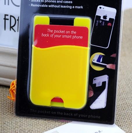 3M Silicone iwallet,Sticky Card Holder for Phone Back