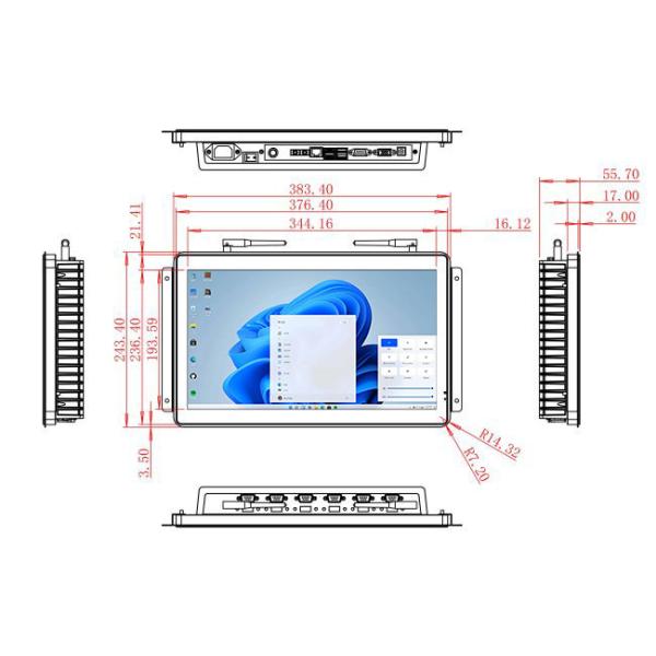 15.6-Inch Windows Screen for Retail Kiosks and Digital Signage