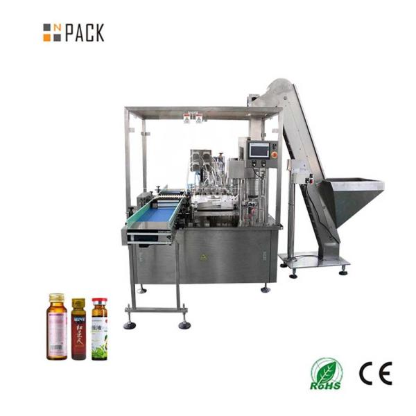 Automatic 50-250ml Peristaltic Pump Syrup Liquid Monoblock Filling Machine