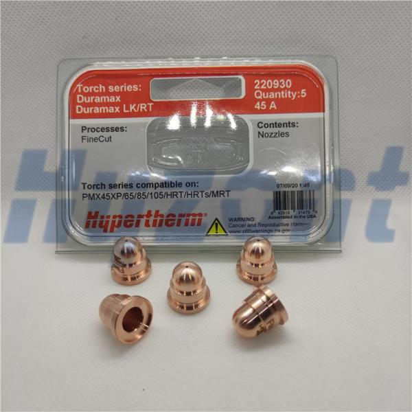 Powermax 65 85 bocal cortado fino de 45A 220930 Hypertherm