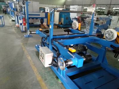 Blue Color Wire Extrusion Machine Algeria Building Cable Extruder Machine Production Line
