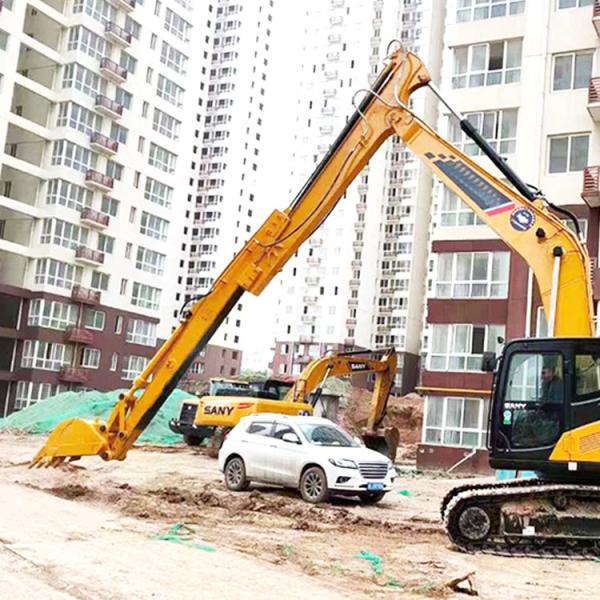 10m 12m Excavadora Sliding Boom Arm Q690 Para Cat Komatsu Hitachi Etc