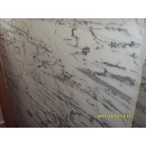 Pure Texture Marble Floor Tile , Wear Resistant Polished Marble Kitchen Worktops