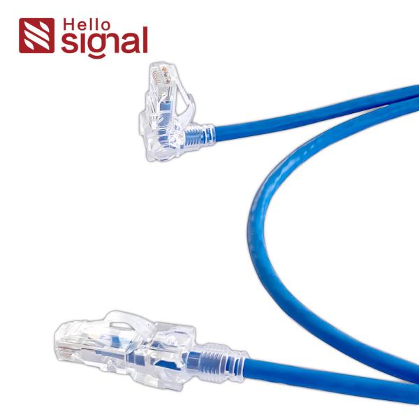 Conducteur de cuivre nu en filets UTP CAT6 Cordon de patch 360 degrés Stereo rotation