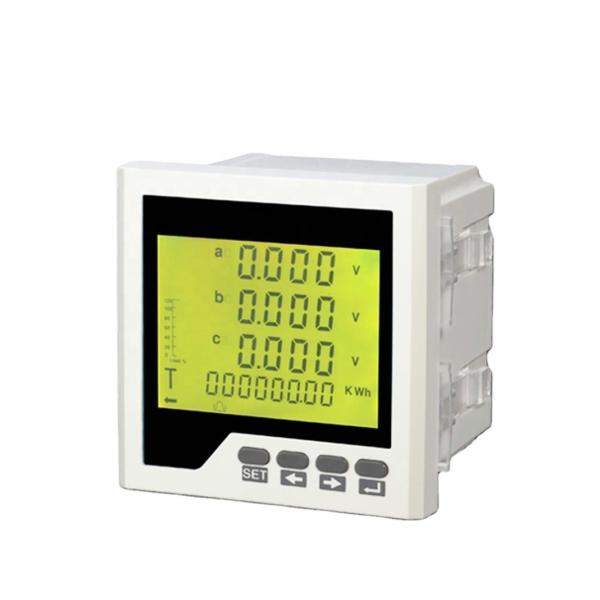 LCD Display Ethernet Power Meter Detector Multi-Function Meter