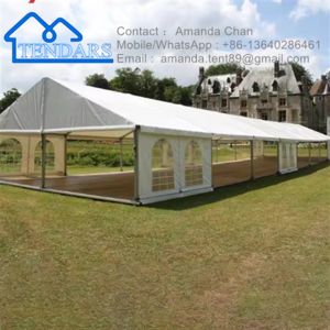 New PVC Fabric Aluminum Frame Commercial Outdoor White Cloth Canopy Tent With Windows For Outdoor Events Event Marquee