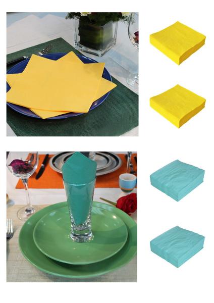 Soft ECO Friendly Disposable Paper Plates Napkins For Cleaning Home Restaurant Hotel