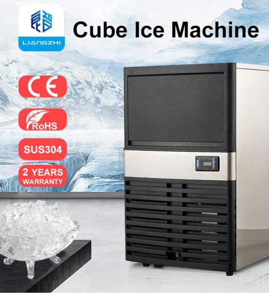 South Africa Market 220V 30kg Ice Storage Capacity Cube Ice Machine with Custom Design