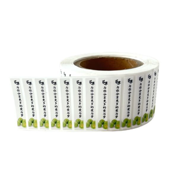 Custom Made Brand Logo Biodegradable Paper Durable Sun Catcher Sticker Vinyl Flower Box Sealing Label Sticker Roll 2023