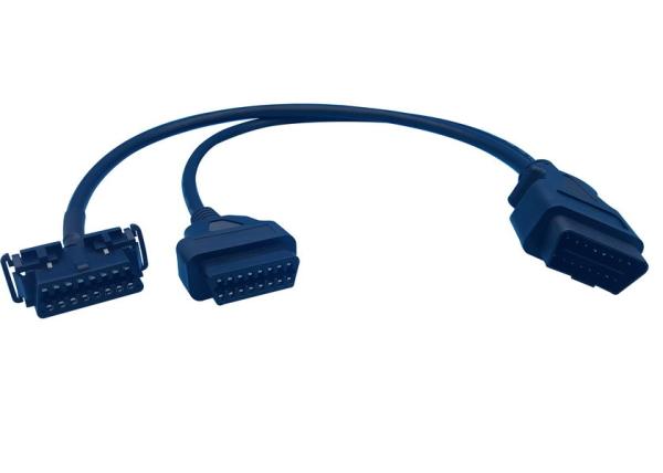 OBD2 OBDII Male to Hyundai and Kia OBD2 Female and OBD2 Female Splitter Y Cable