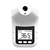 Pulgadas LCD del termómetro K3 del soporte de la pared de Touchless de las baterías 4AA favorable 2,8