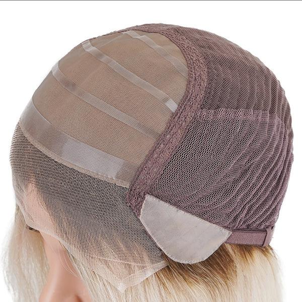 Perruques 100 % cheveux humains 12 pouces-24 pouces pour femmes, perruques en cheveux naturels