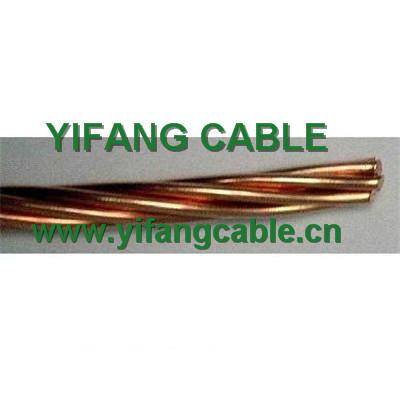 Bare Copper Earth Ground Wire 29mm² BS 7884 For Overhead ISO Certification