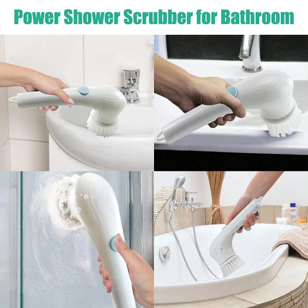 Wall Electric Spin Tile Scrubber Electric Cordless Power Handheld