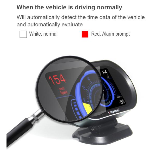 KONNWEI KW206 автоматический RPM калибруют спидометр блока развертки OBD2 на компьютере с 3,5