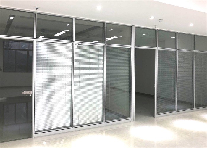 Demountable звукоизоляционные стеклянные разделы офиса, двойник застекленные стеклянные разделы