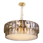 Посветите яркой курят K9, который люстре закоптелого кварца хрустальной люстры Tricolor