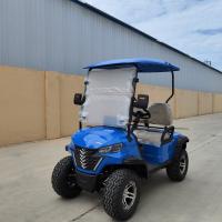 Blue Color 2 Seater Electric Off-Road Golf Cart High Power 12'' Tires 4kw Motor
