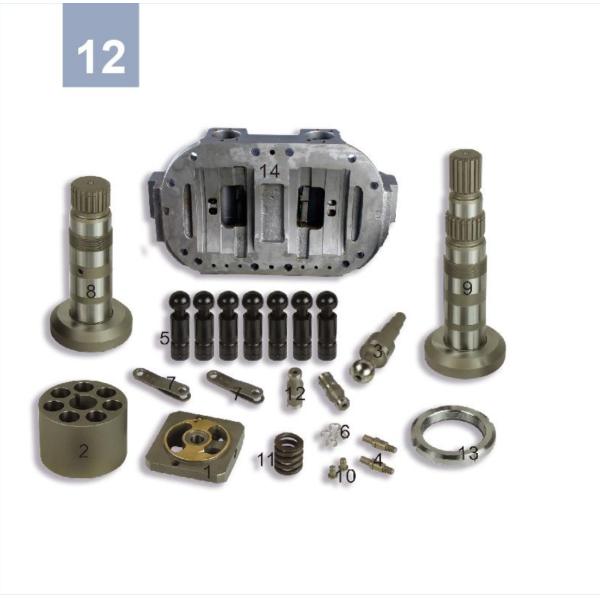 Komatsu Excavator Rotary Solenoid Valve 12V/24V Safety Lock Fast Slow Gear Construction Machinery Parts for Farm