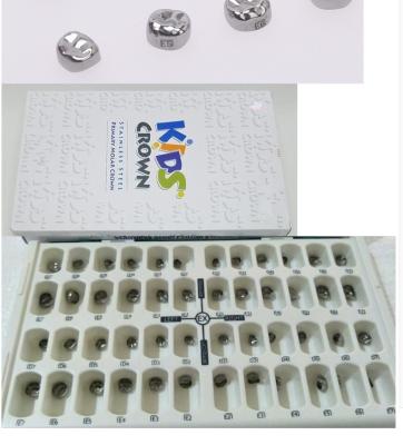 Stainless Steel Orthodontic Dental Lab Equipment Primary Molar Kids Crown Refill Kit