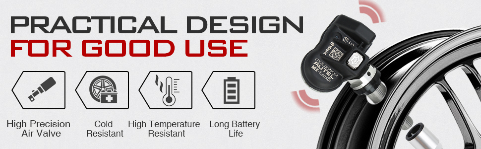 Autel MX Sensor 315MHz+433MHz 2 в 1 Универсальный программируемый датчик TPMS
