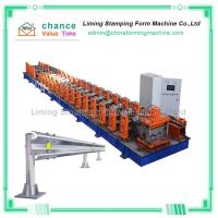 cimentação de 380v 50hz 15m/Min Traffic Guardrail Rollform Equipment