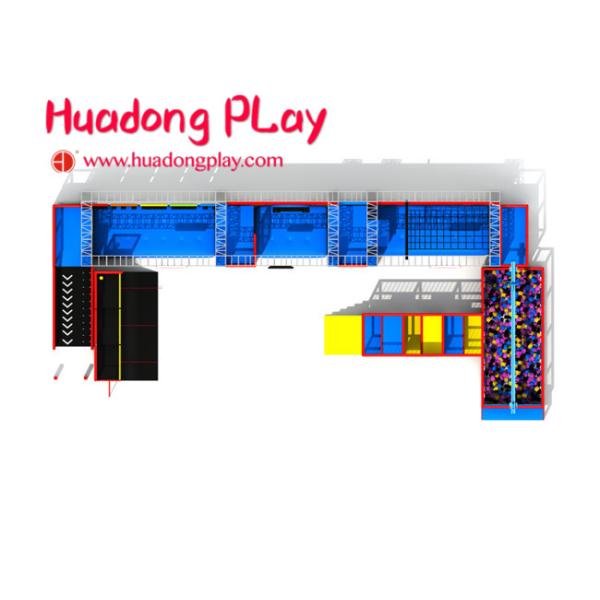 Childcare Playtime Indoor Playground Equipment  For Children'S Play Centre 35 Cubic Meter