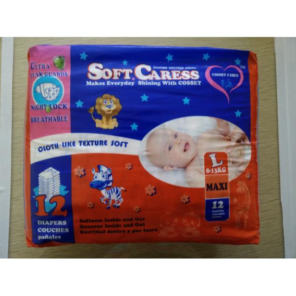 Size M Safest Disposable Diapers For Babies , Organic Disposable Diapers