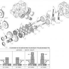 Гидравлический насос Rexroth A8VO225 Гидравлический насос для Sy485 экскаватора главный насос