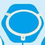 High Purity Alumina Ceramic Ring Collar Edge Ring / Focus Ring / Chamber Insert Moer Ring