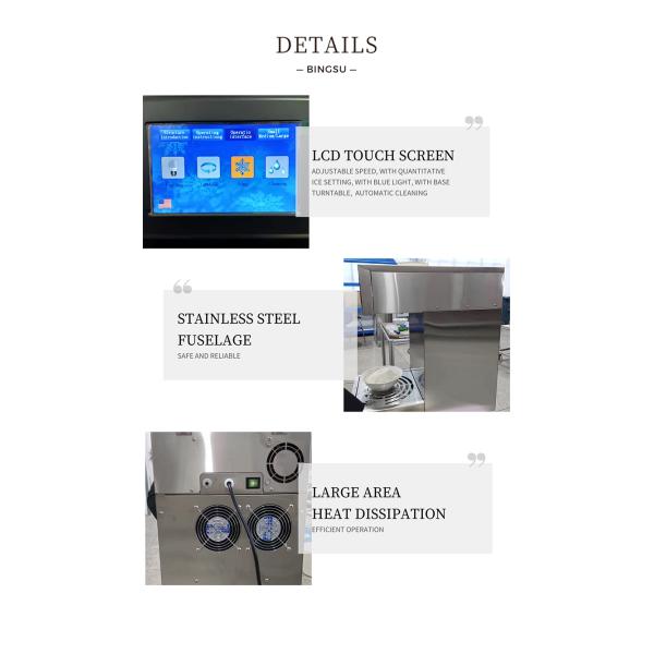 High Quality High Speed Stainless Steel Bingsu Machine Ice Snow Machine Milk Snow Ice Machine