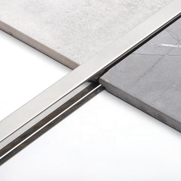 6mm Silver Wall Floor Plywood Aluminum Stainless Steel Transition Strip U Shaped