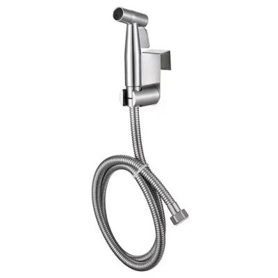 Light Grey Plastic Bidet Sprayer Direct Sale Bathroom Accessory