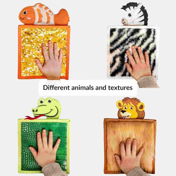 6 Animals Felt Sensory Mats For Autistic Children Sensory Tiles For Kids Sensory Disorder Toys For Tactile Play