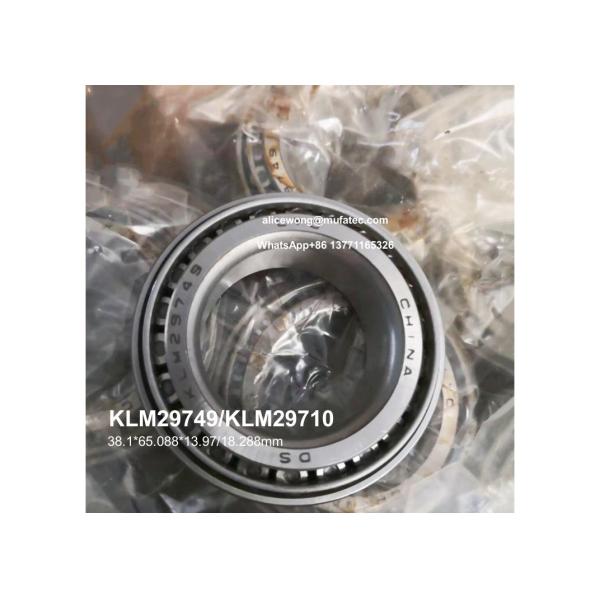 KLM29749/KLM29710 KLM29749/10 automotive bearings special  taper roller bearings 38.1*65.088*18.288/13.97mm