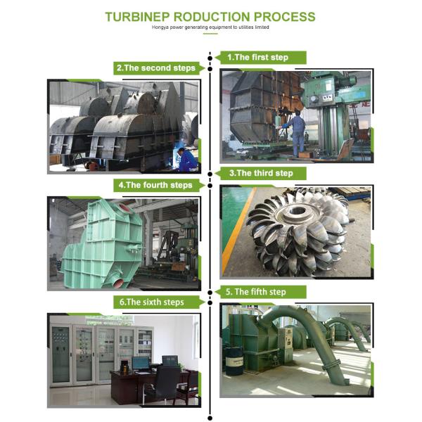 Турбина 50HZ вертикали 100m главная Pelton гидро на гирде 5000RPM