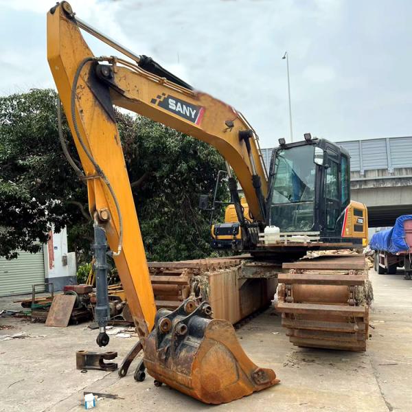 2020 Sany SY135C Excavadora anfibia Crawler Excavadora de pontón 1081 Horas de trabajo