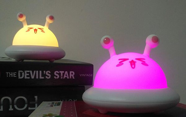 Rechargeable Cute Night Lamps LED Animal Night Light Colorful Silicone Night Light For Kids