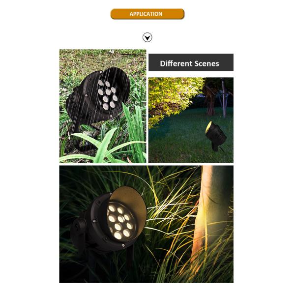 Высокая яркость Круглое наружное RGB светодиодное освещение IP65 светодиодное ландшафтное дерево