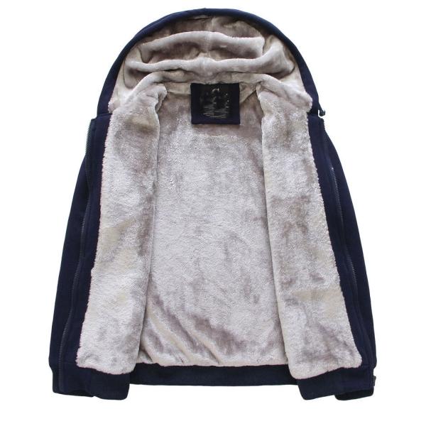 Thick Fur Oversized Gym Hoodie Fleece Sportswear Winter Outwear Warm Casual