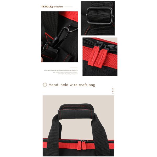 Sympathy Oxford Cloth Storage Bag Handbag Repair Kit Electrician Bag Adjustable Shoulder Strap