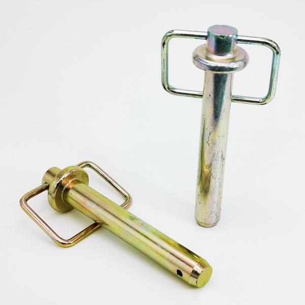 Swivel Handle Forged Hitch pins 7/8 with lynch pin for farm Tractors and Trailers