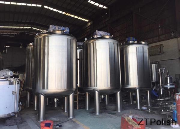 High Efficiency Stainless Steel Polishing Machine 5300x1600x4500mm Size OEM Approved