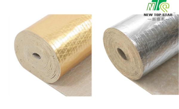 A folha suportou o Underlayment estratificado 3mm acústicos do revestimento da folhosa com filme do ouro