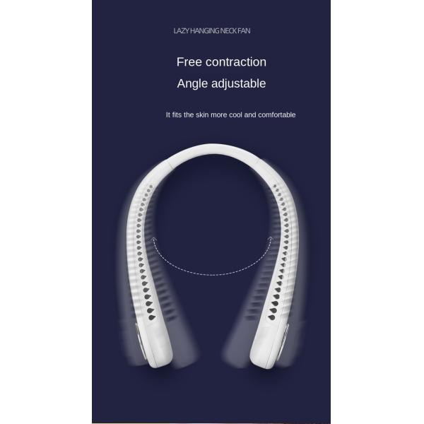 Охлаждающий вентилятор смертной казни через повешение шеи человека 1800mAh USB перезаряжаемые ленивый