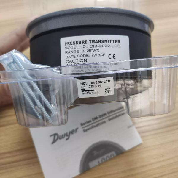 DM-2002-LCD Dwyer Digital Magnehelic Gauge 4 To 20 MA