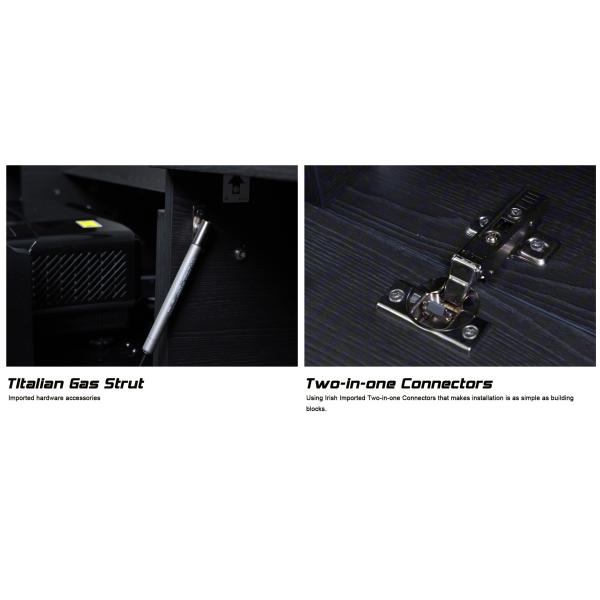 Motorized Laser TV Cabinet for short throw laser projector